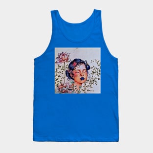 blue haired girl 2 Tank Top